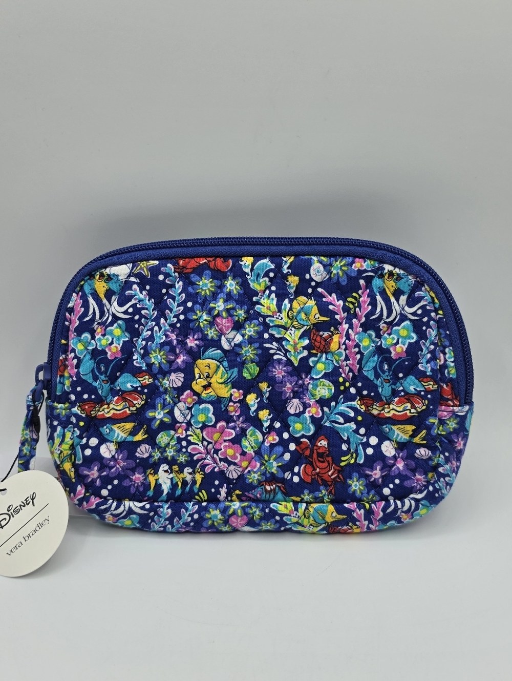 Vera Bradley Disney Ariel Floral Deep Ultramarine Mini Belt Bag Blue - Picture 5 of 5